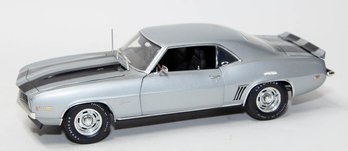 Die Cast Promotions Silver 1969 Chevy Camaro 1/18 Scale