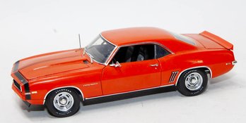 Die Cast Promotions Orange 1969 Chevy Camaro 1/18 Scale With Box