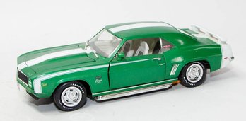 ERTL 1969 Green Chevy Camaro 1/18 Scale