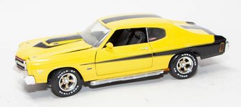 ERTL Yellow And Black 1970 Chevy Chevelle 1/18 Scale