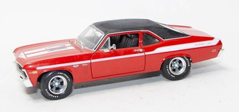 ERTL Red 1969/1970 Nova SS Yenko/SC 118 Scale With Box