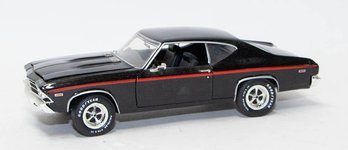 ERTL Black With Red Stripe 1969 Chevy Chevelle 1/18 Scale