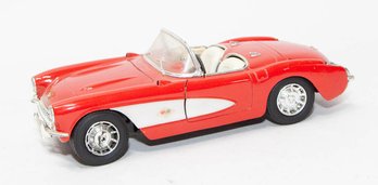 Red And White 1957 Chevy Corvette 1/18 Scale