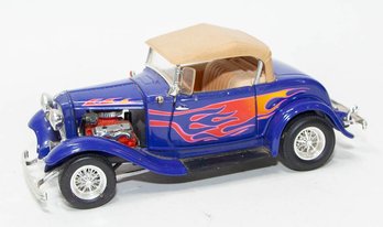 Road Legends Cobalt Blue Flame 1932 Ford Roadster 1/18 Scale