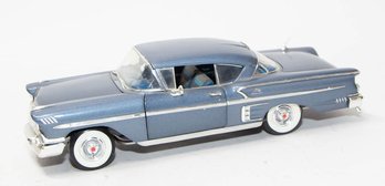 ERTL Metallic Grey 1958 Chevy Impala 1/18 Scale