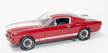 Shelby Collectibles Red With White Stripes Shelby GT 350R 1/18 Scale With Box