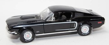 ERTL American Muscle Black 1968 Ford Mustang GT 1/18 Scale