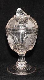 9' Imperial Glass Magnet & Grape Covered Jar  Reproduction With Box