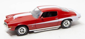 ERTL American Muscle Red With White Strip 1970 Chevy Camaro 1/18 Scale