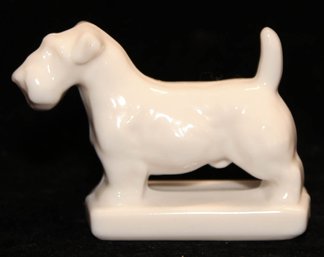 3.5' Imperial Heisey Milk Glass Scotty Dog