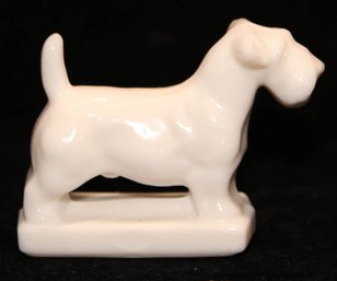 3.5' Imperial Heisey Milk Glass Scotty Dog