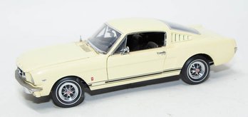 Authentics Pale Yellow 1965 Ford Mustang GT Fastback 1/18 Scale