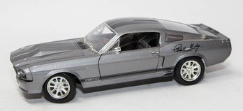 Shelby Collectibles Grey With Black Stripes 1967 Shelby GT 500E Eleanor 1.18 Scale With Box