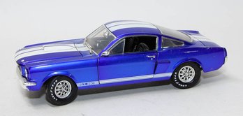 Shelby Collectibles Electric Blue With White Stripes 1966 Shelby G.T. 350 1/18 Scale With Box