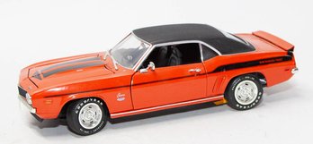 ERTL Orange Yenko/SG Orange With Black Top 1969 Chevy Camaro 1/18 Scale With Box