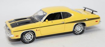 ERTL Yellow 1971 Dodge Demon 1/18 Scale