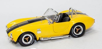 Shelby Collectibles Yellow 1965 Shelby Cobra 427 1/18 Scale With Box