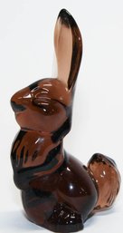 Viking Glass Brown Amber Bunny Rabbit