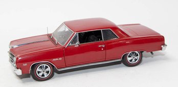 Authentics Dark Red 1965 Chevy Chevelle Malibu 1/18 Scale