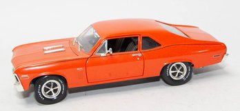 ERTL Orange 1969/1970 Chevy Nova SS 1/18 Scale With Box