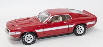 ERTL Red With White Stripe 1969 Shelby GT-500 1/18 Scale With Box