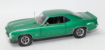 Die Cast Promotions Green 1969 Chevy Camaro 1/18 Scale