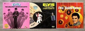 Elvis Records Including The Greatest Show On Earth, Aloha From Hawaii Via Satellite And Golden Records
