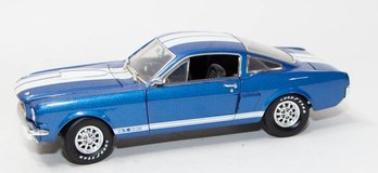 Shelby Collectibles 1966 Blue Shelby G.T. 350 1/18 Scale With Box