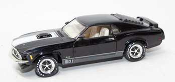 ERTL Black 1970 Ford Mustang Mach 1 428 1/18 Scale With Box