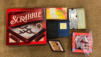 Lot Of Games Includes Scrabble And Pig Mania