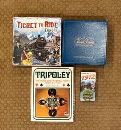 Game Lot Includes Tripoloy And Trivial Pursuit