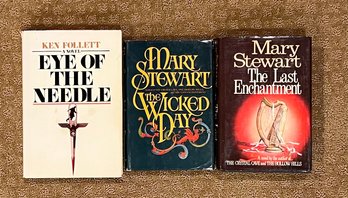 Mary Stewart And Ken Follett Hardcover Books