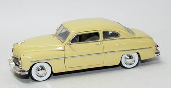 ERTL Pale Yellow 1949 Ford Mercury 1/18 Scale