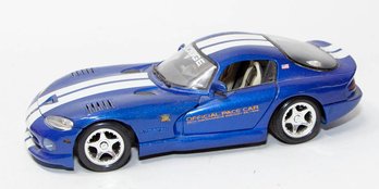 Maitso Blue With White Stripes Dodge Viper GTS Coupe Official Pace Car 1/18 Scale