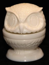 4' Fenton Milk Glass Fortune Teller Owl