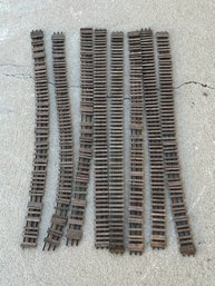 Lot Of Wooden Train Track Pieces