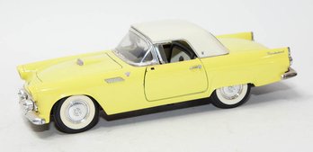 Rough Tough Yellow 1955 Ford Thunderbird 1/18 Scale