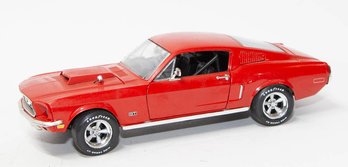 ERTL American Muscle Red 1968 Mustang GT 1/18 Scale With Box