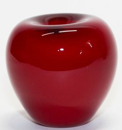 Fenton Glass Red Apple