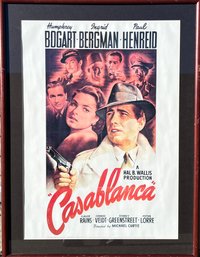 Reproduction Casablanca Movie Poster