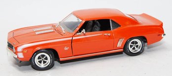 ERTL American Muscle Orange 1969 Chevy Camaro SS 396 1/18 Scale With Box