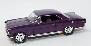 ERTL Purple 1966 Chevy Nova Super Sport 1/18 Scale