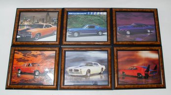 Framed Calendar Pages Of Muscle Cars (6)