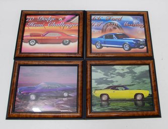 Framed Calendar Pages Of Muscle Cars (4)