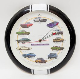 Legends Of The Road American Muscle Wall Clock