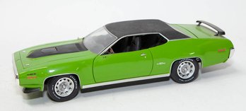 ERTL American Muscle Lime Green 1971 Plymouth GTX 1/18 Scale