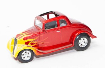 2001 First Gear Red Flame 1933 Willys Coupe 1/24 Scale