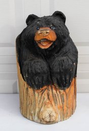Rustic Chainsaw Bear Carving