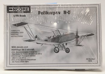 Encore Models Polikarpov R-5 Model Kit 1:72 Sealed