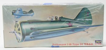 Hasegawa Polikarpov I-16 Type 24 U.S.S.R. Model Kit 1:72 Partially Sealed